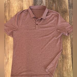 Lululemon Men's Large Maroon Polo